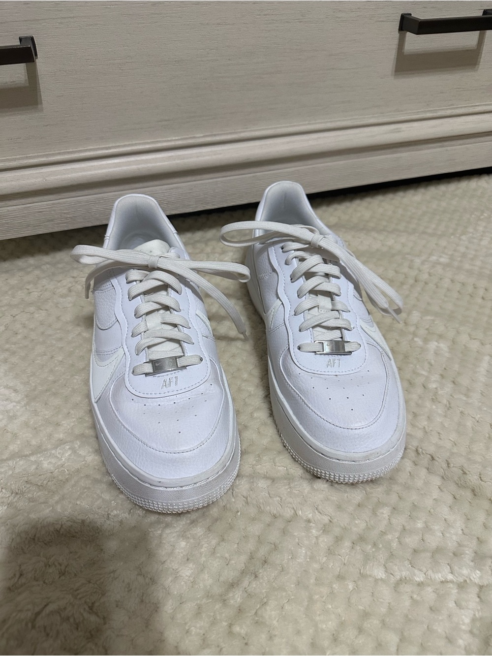 Women’s Size 9.5 Nike AF1 Platform Shoes